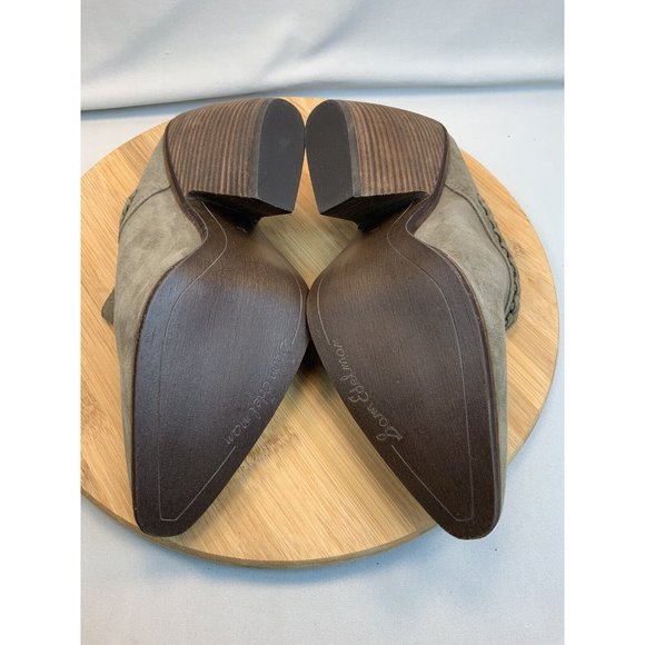 Sam Edelman Alison Women’s Western Mule Beige 8.5 Suede Leather - Picture 7 of 8